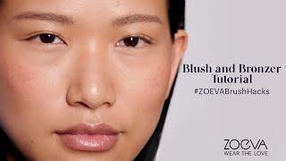 #ZOEVABrushHacks  Blush and Bronzer Tutorial