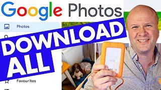 How to download ALL GOOGLE PHOTOS in just a few clicks. Save your memories