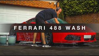 Detailing a Ferrari 488 & How to Wash Your Car the Right Way