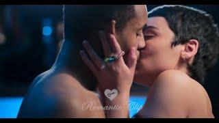 Elite Season 6 - Kissing Scene — Ari and Bilal Carla Diaz and Adam Nourou