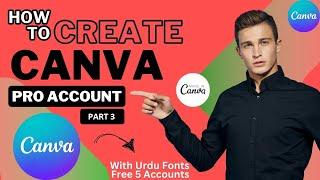 How to Create Canva Account  Canva Pro for Free in Just 2 Steps  How to login canva account Part 3