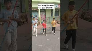 Latihan pbb dasar tongkat pramuka.#pbbdasar #pbbpaskibra #paskibrasekolah #pbbtongkat #pramuka