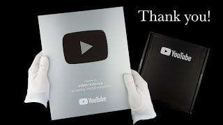 Silver Play Button Unboxing - 100k Subscriber Special  ASMR Unboxing