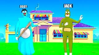 Oggy Become The Scariest Oggy Granny With Jack  Rock Indian Gamer 