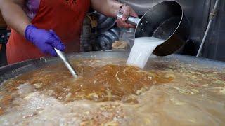 Popular Various traditional food in the market - Taiwanese street food