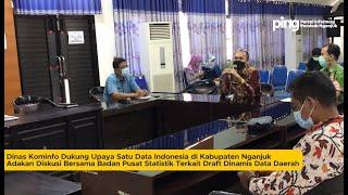 Dinas Kominfo Dukung Upaya Satu Data Indonesia di Kabupaten Nganjuk Bersama Badan Pusat Statistik