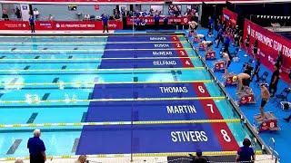 A stacked race in the mens 200 IM SM9 SM10  U.S. Paralympic Swimming Trials