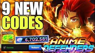 *NEW UPDATE* ROBLOX ANIME DEFENDERS CODES 2024  ANIME DEFENDERS CODES  ANIME DEFENDERS CODE