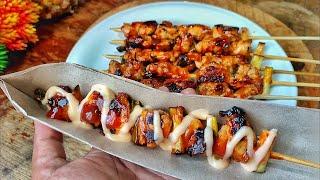 Mudahnya Membuat Sate Ayam Dakkochi Korean Street Food ️ Semua Bahan Lokal 