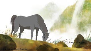 Song Of Nature 4 -The Running Horse  Watercolor Animated Short Film by Elin Lynn ArtAesthetics