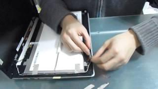 How to replace screen on Asus S400C S400CA touch screen laptop