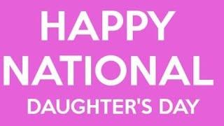 National Daughters Day Special  Happy  Daughters Day