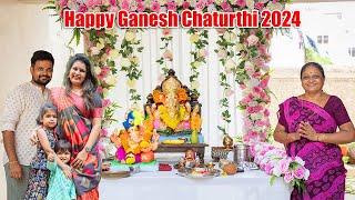 Humare ghar pe Ganpati Bapa ka aagman hua  happy Ganesh Chaturthi 2024