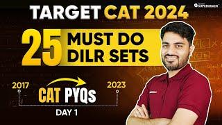 CAT DILR PYQs  CAT Previous Year DILR With Solution  CAT 2017-23 Paper Solution  Day 1