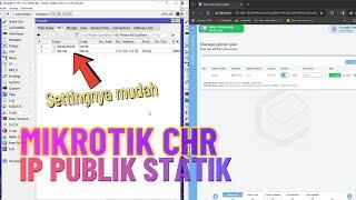 CARA SETTING MIKROTIK CHR UNTUK MENGONLINEKAN SERVER LOKAL