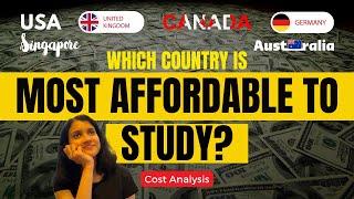 Comparing cost of studying abroad in US UK Germany Singapore Australia and Canada