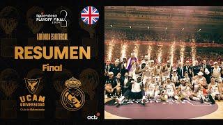 UCAM Murcia - Real Madrid 73-84 HIGHLIGHTS  Playoff Final Liga Endesa 2024