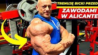 Ostatni trening bicepsa przed zawodamy w Alicante