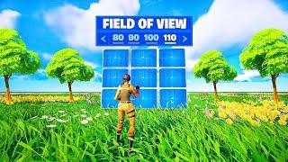 FOV Slider in Fortnite