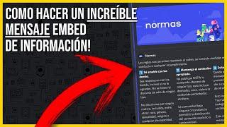 How to EMBED Messages on Discord with WebHooks 2022 Step by Step