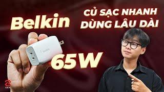Đây là CỦ SẠC NHANH  mình chọn để dùng lâu dài - Belkin 65W Boost Charge Pro