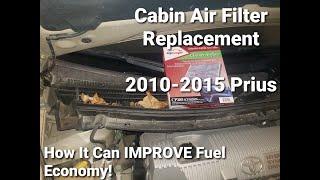 How To Change The Cabin Air Filter on 2010-2015 Prius