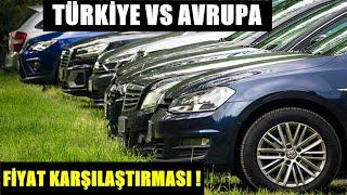 2.EL Piyasası Düşmeye Devam Edecek Mi? Türkiye İle Avrupa Arasında Otomobil Fiyat Karşılaştırması.