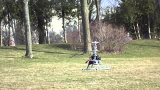 SX 2 Large outdoor RC coaxial test flight