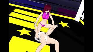 MMDStardust Wrestling Pink dominates White