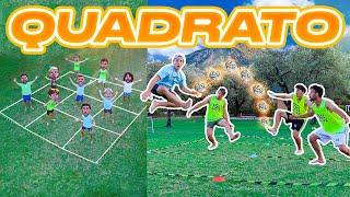  QUADRATO FOOTBALL CHALLENGE - La nuova sfida su YouTube Italia