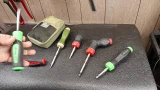 Snap On Ratcheting Screwdrivers Just what the Dr. ordered to avoid repetitive stress injuries.