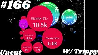 Agar.io - Uncut Duo Takeover #166 W Trippy