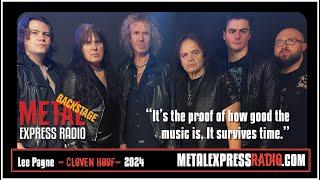 LEE PAYNE CLOVEN HOOF “It’s the proof of how good the music is. It survives time.”