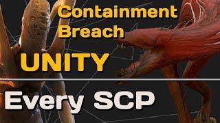 Every SCP in Containment Breach Unity v0.5.7