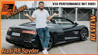 Audi R8 Spyder im Test 2023 Wir fahren den V10 performance mit RWD Fahrbericht  Review  Sound