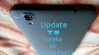 How to install official CM12 Lollipop Update on Yu Yureka manually