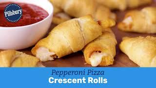 Pepperoni Pizza Crescent Rolls  Pillsbury