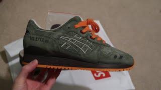 Ronnie Fieg x Asics Gel Lyte III Made in Japan Militia Sneaker Unboxing