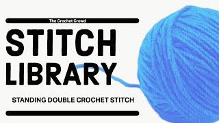 BEGINNER Standing Double Crochet Stitch