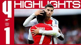 BIG WIN IN N5  HIGHLIGHTS  Arsenal vs Bayer Leverkusen 4-1  Zinchenko Trossard Jesus Havertz