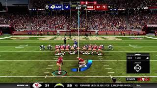 Madden 24 LiveStream Week 18 Los Angeles Rams vs San Francisco 49ers