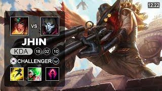 Jhin vs Sivir ADC   KR Challenger   Patch 12 22 Season 12