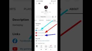 अपने किसी भी channel के about में social media का link कैसे add करे #shorts #short #viral #trending