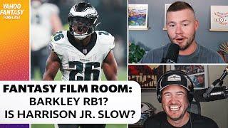 Fantasy Film Room Barkley could be RB1 + Harrison Jr.s speed concerns  Yahoo Fantasy Forecast