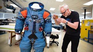 Adam Savage Examines the Apollo A5-L Spacesuit