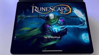 RuneScape   iPad Pro 4th gen 12.9-inch - handheld gameplay