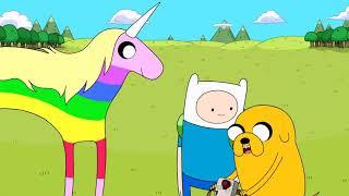 Adventure Time Lady Rainicorn Uses the Translator
