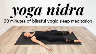 Yoga Nidra - 20 Minutes of Blissful Yogic Sleep Meditation for Relaxation and Healing