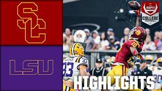 USC Trojans Vs LSU Tigers Full Game Highlights ESPN College Football