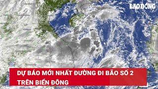 Dự báo mới nhất đường đi bão số 2 trên Biển Đông  Báo Lao Động